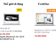 Macbook 2015 giá bao nhiêu
