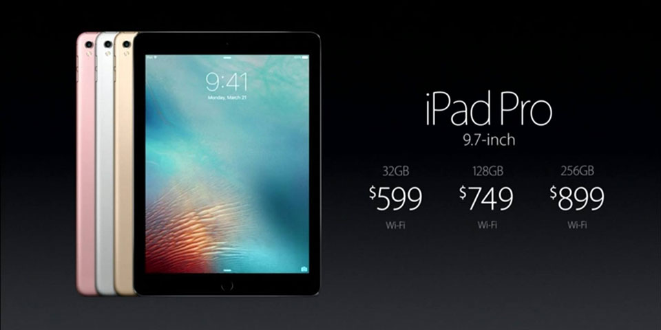 Giá bán iPad Pro 9,7 inch