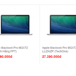Bốn dòng sản phẩm Macbook Pro giá dưới 30 triệu